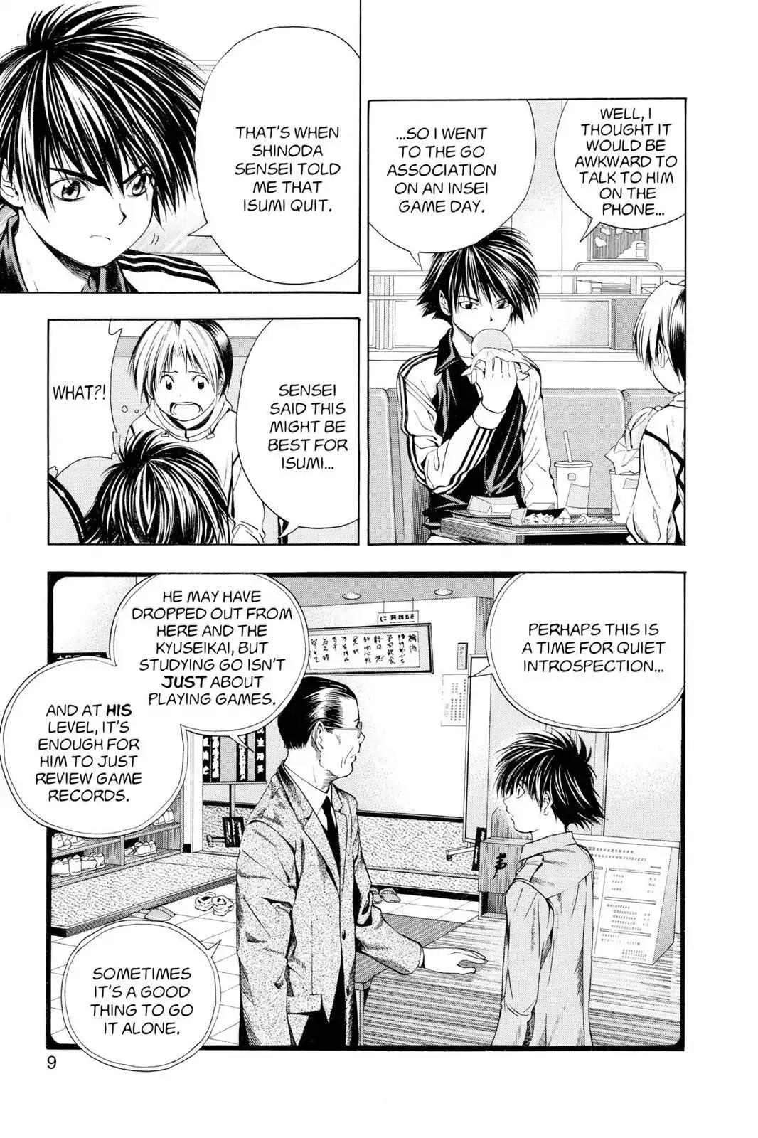 Hikaru no Go Chapter 97 page 10 - Chapter 97: The Awaiting Pros