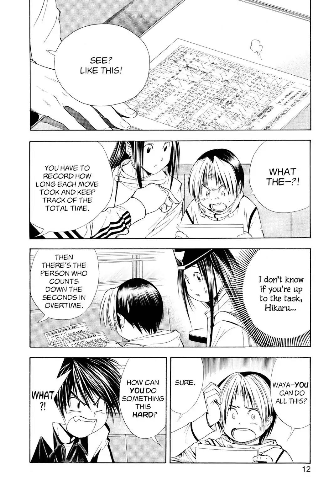 Hikaru no Go Chapter 97 page 13 - Chapter 97: The Awaiting Pros
