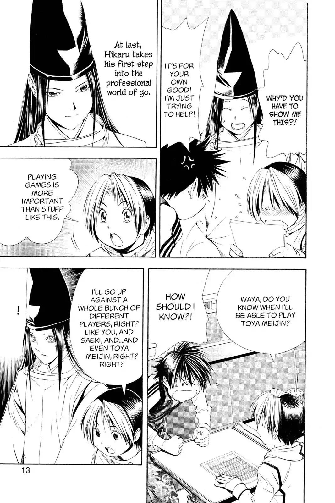 Hikaru no Go Chapter 97 page 14 - Chapter 97: The Awaiting Pros
