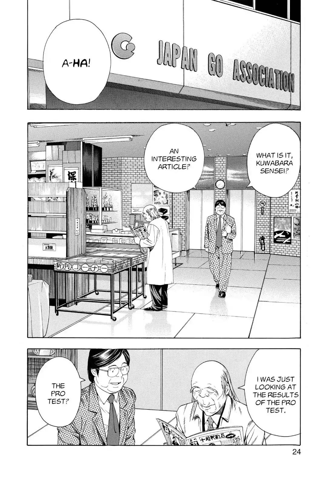 Hikaru no Go Chapter 97 page 25 - Chapter 97: The Awaiting Pros