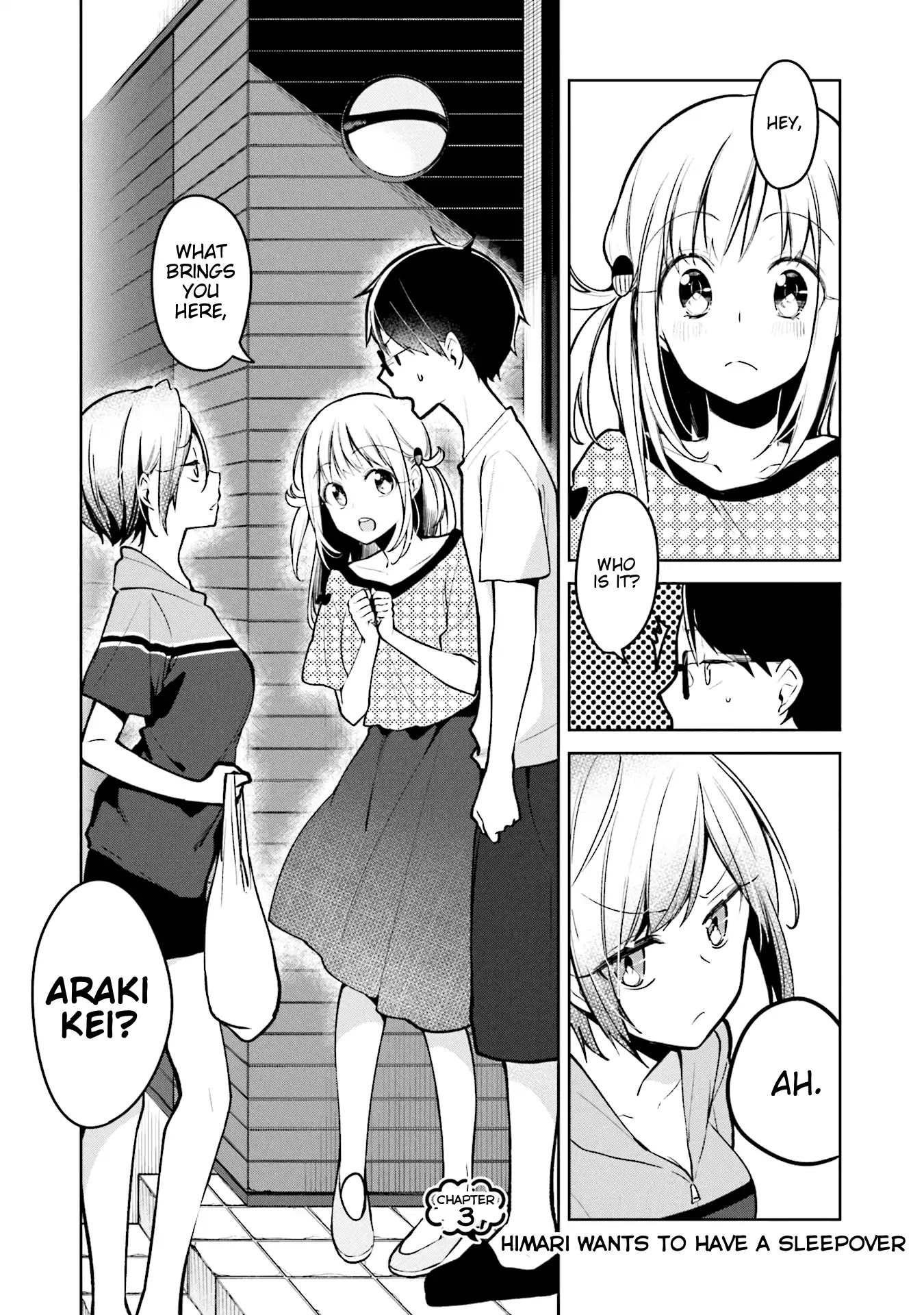 Himari no Mawari Chapter 3 page 1 - Chapter 3: Himari Wants To Have a Sleepover