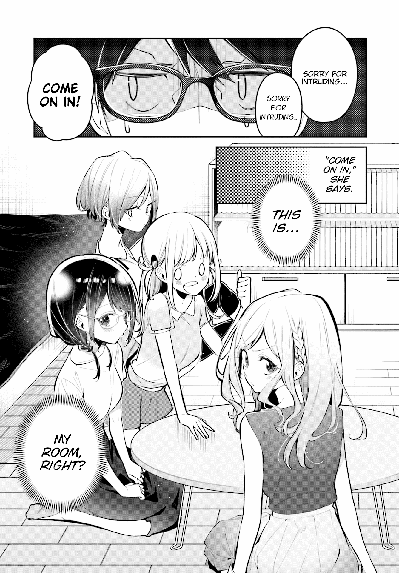 Himari no Mawari Chapter 9 page 1 - Chapter 9: Mirei Wants to Ask