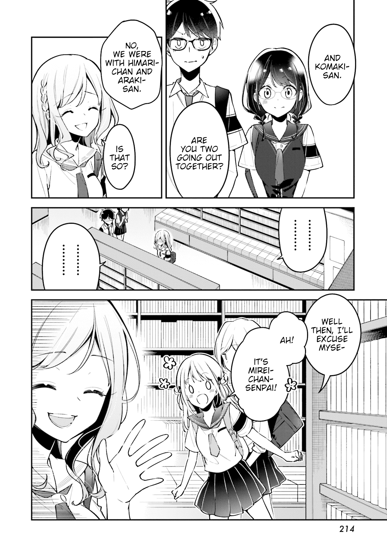 Himari no Mawari Chapter 9 page 4 - Chapter 9: Mirei Wants to Ask