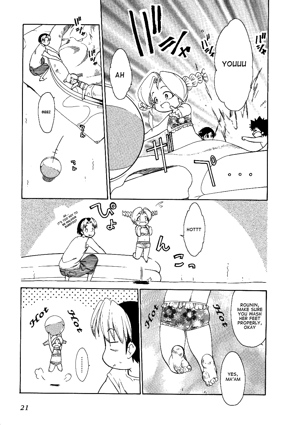 Himawari Youchien Monogatari Aiko Desho! Chapter 24 page 22 - Chapter 24: Playing in Water