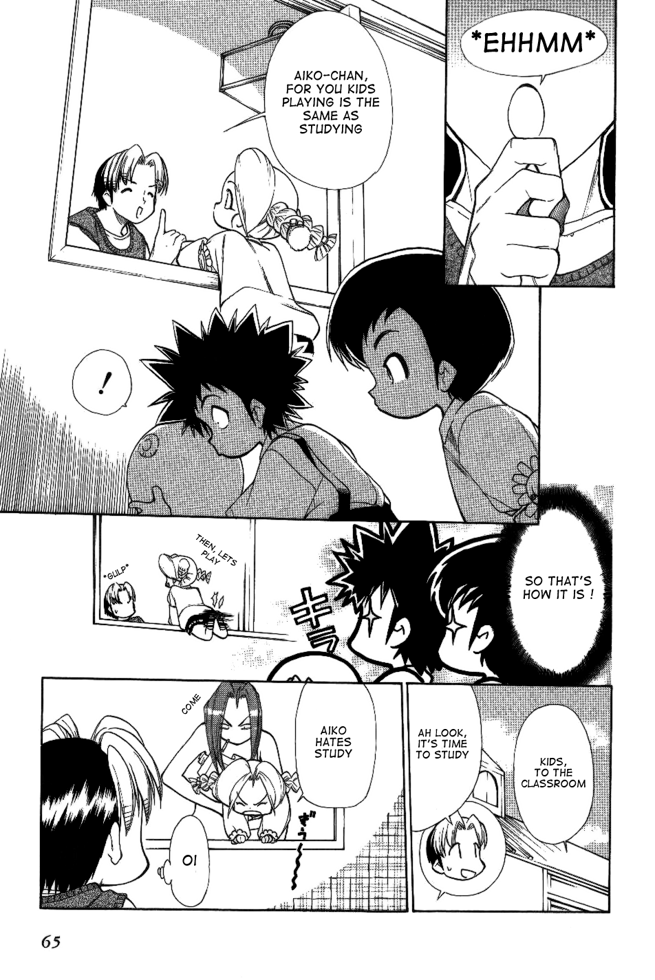 Himawari Youchien Monogatari Aiko Desho! Chapter 26 page 13 - Chapter 26: Time to Study