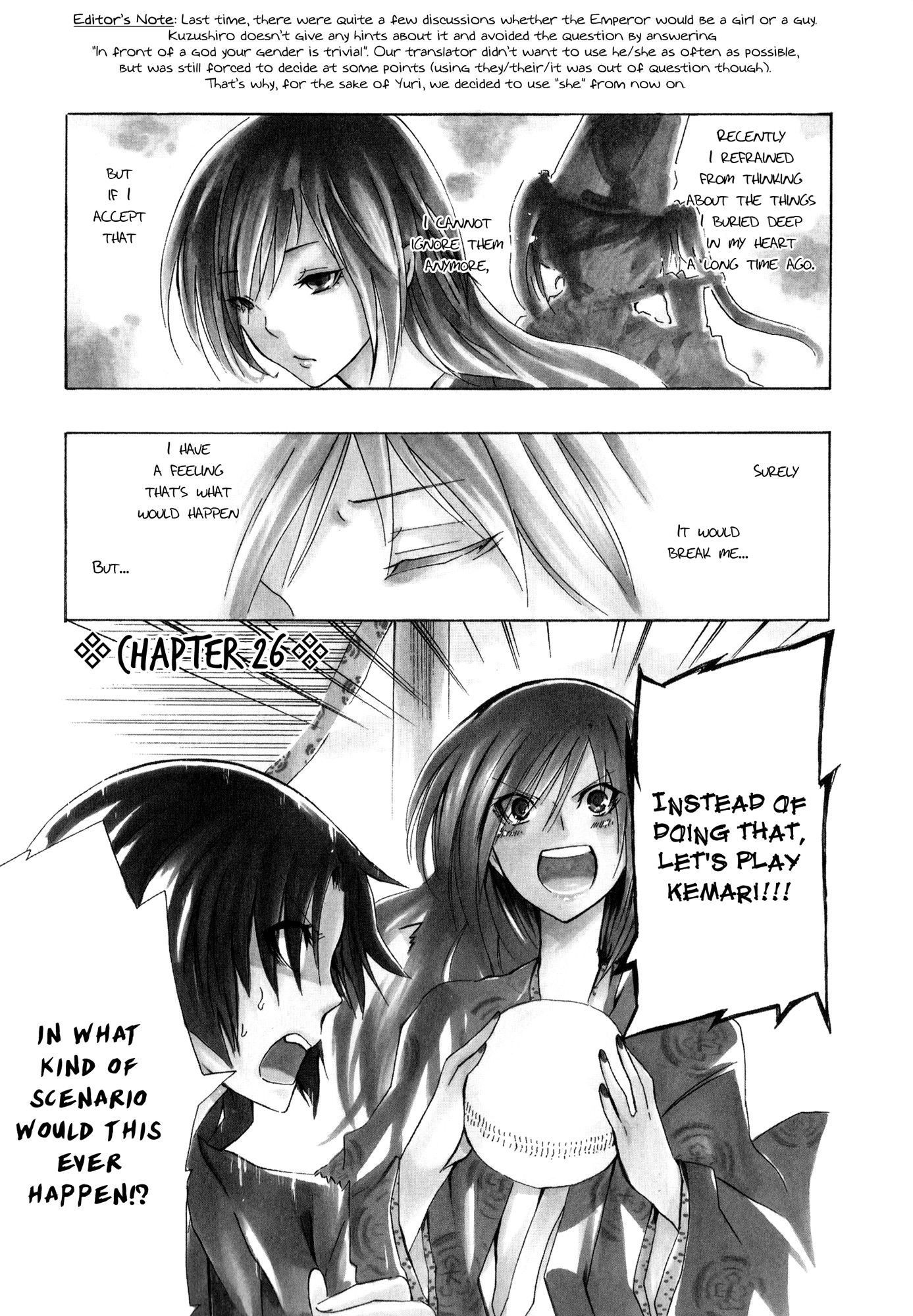 Hime no Tame nara Shineru Chapter 26 page 1 - Chapter 26 : Instead of doing that lets play Kemari!!!