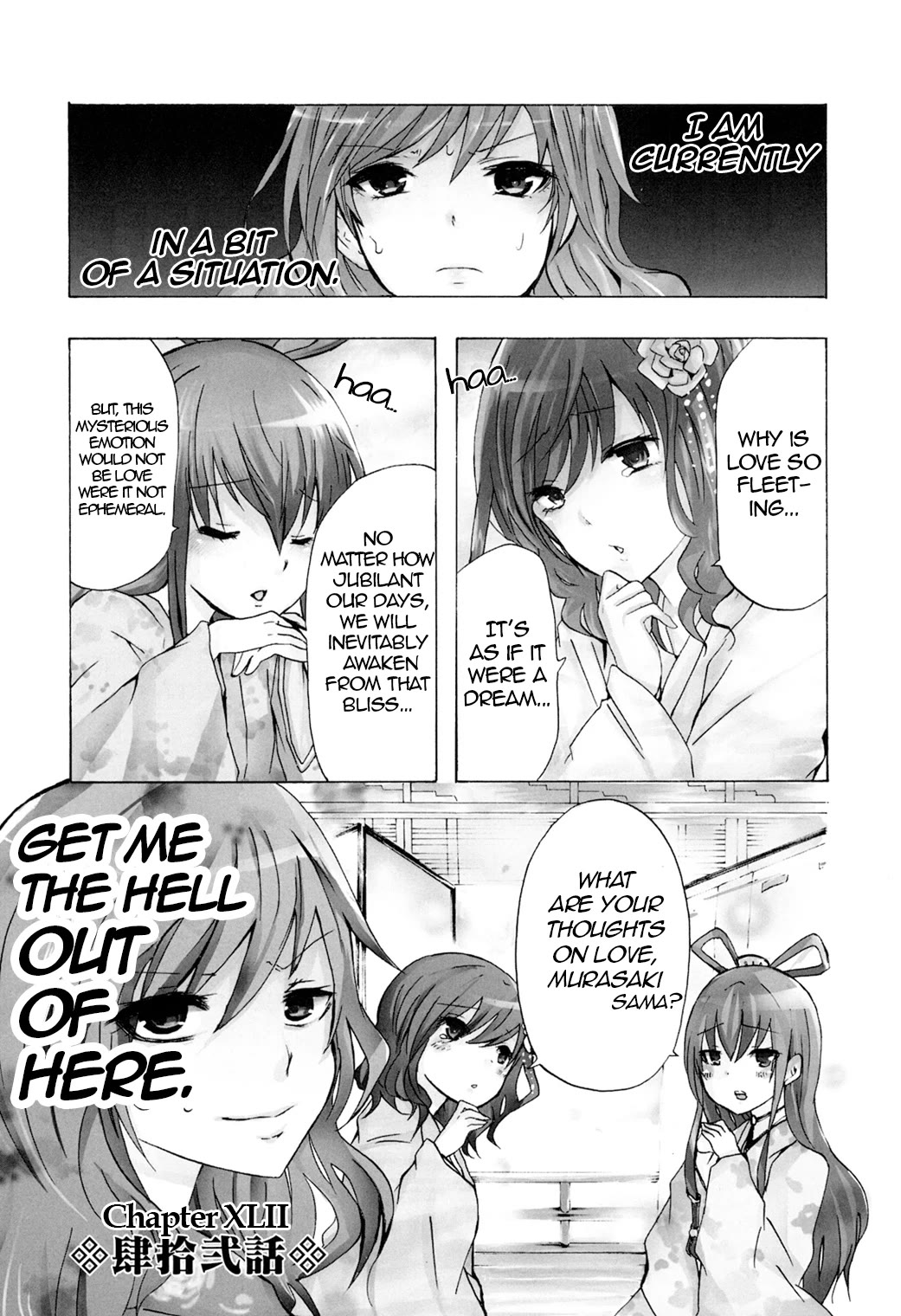 Hime no Tame nara Shineru Chapter 42 page 1 - Chapter 42: Hang in There, Murasaki