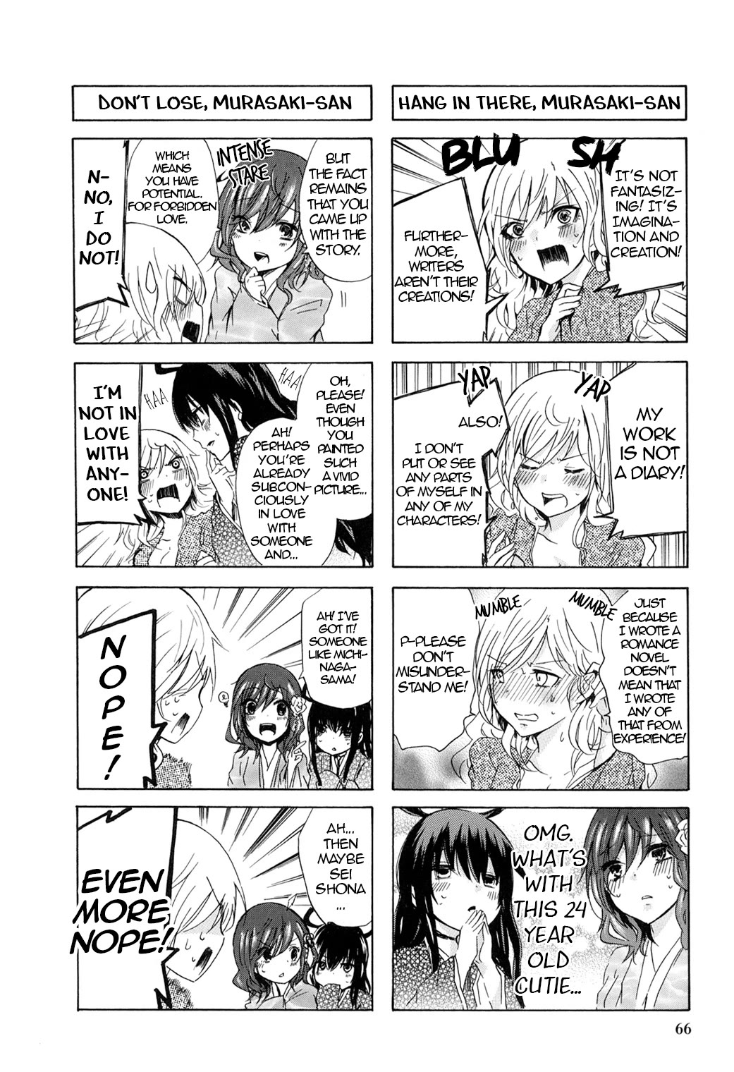 Hime no Tame nara Shineru Chapter 42 page 6 - Chapter 42: Hang in There, Murasaki