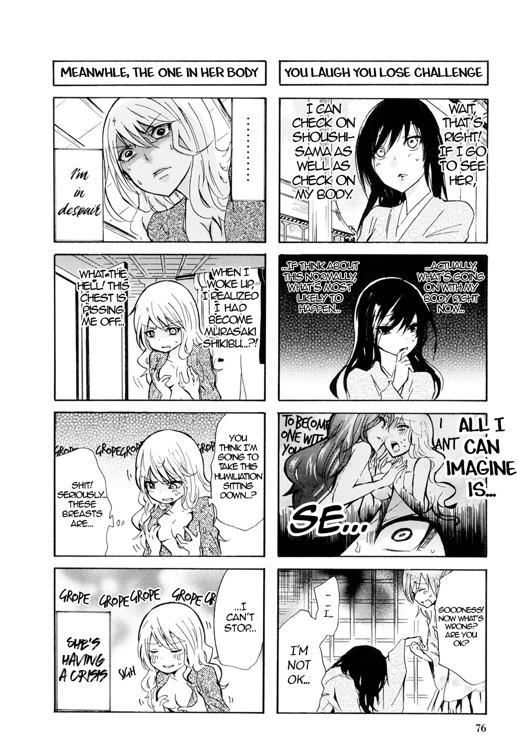 Hime no Tame nara Shineru Chapter 43 page 8 - Chapter 43: My Boobs are Gone...?!