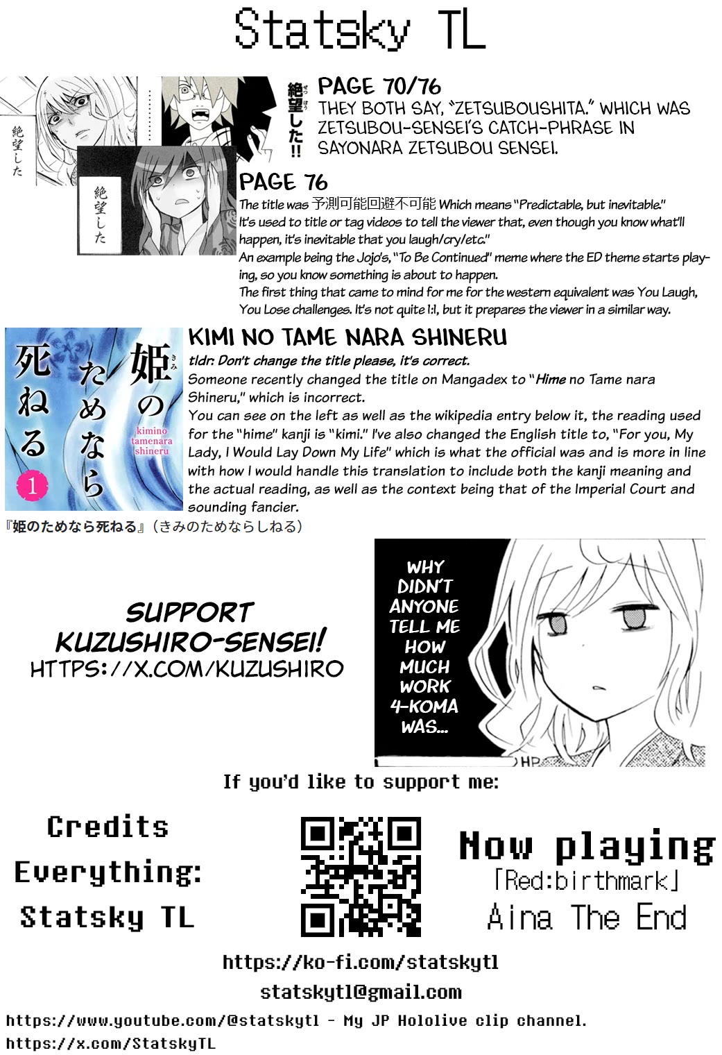 Hime no Tame nara Shineru Chapter 43 page 9 - Chapter 43: My Boobs are Gone...?!