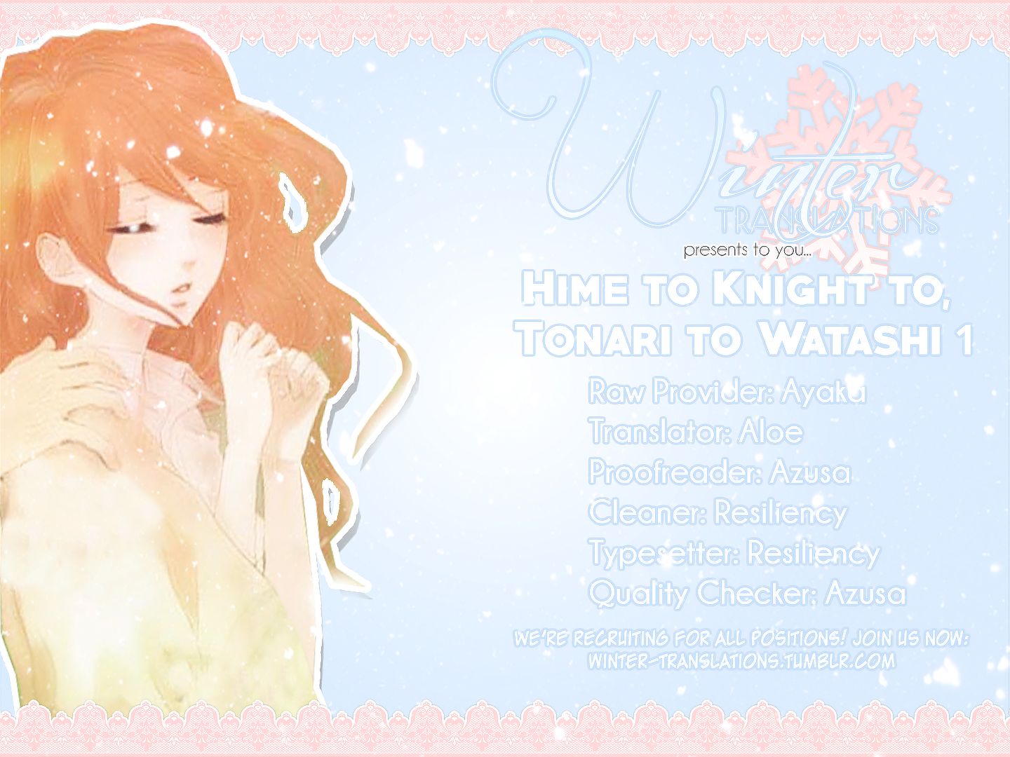 Hime to Knight to, Tonari to Watashi. Chapter 1 page 4 - Chapter 1
