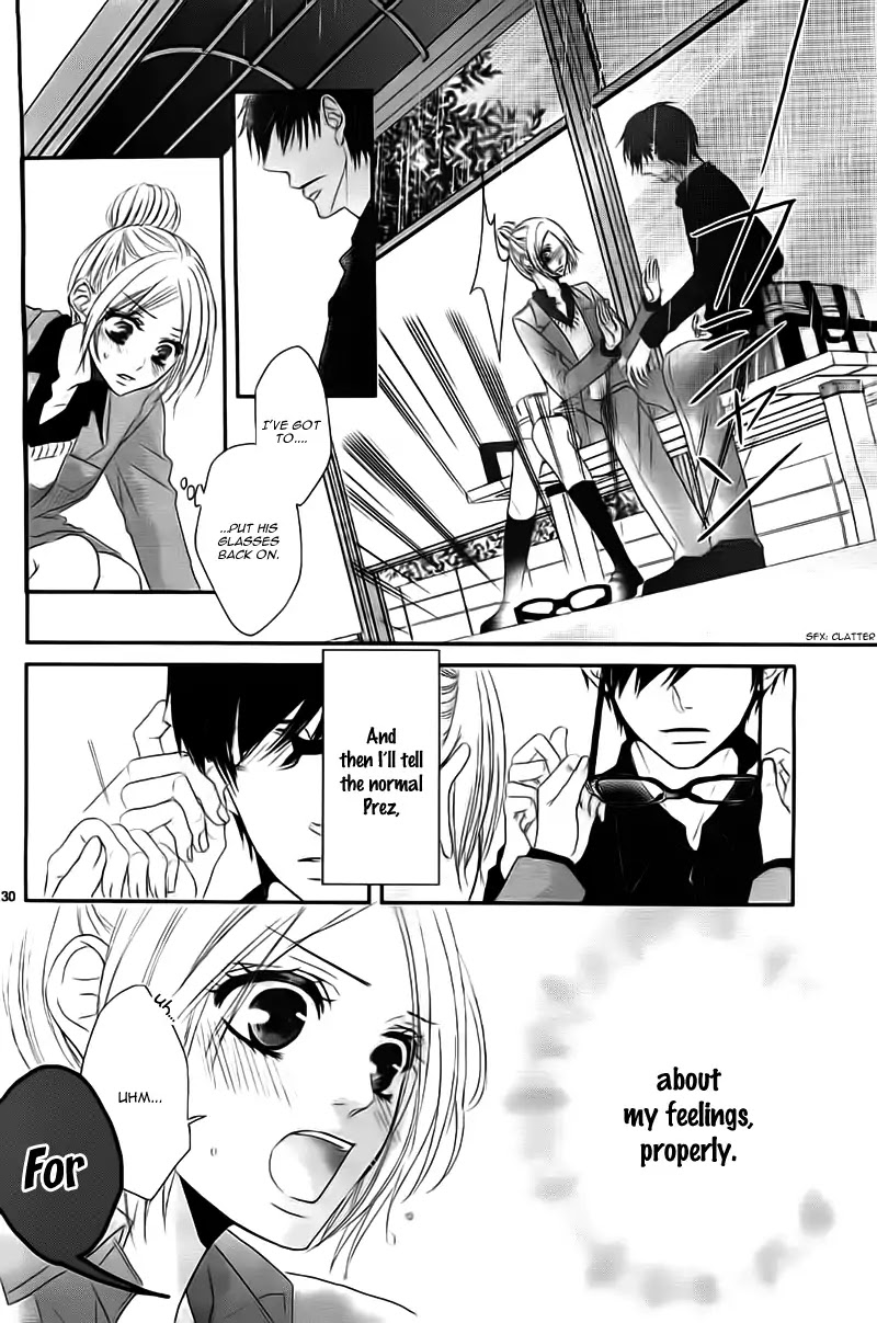 Hime to Knight to, Tonari to Watashi. Chapter 5 page 33 - Chapter 5: Seito Kaishitsu, Megane no Uso. - Kare ga Doku o Haku Riyuu [END]
