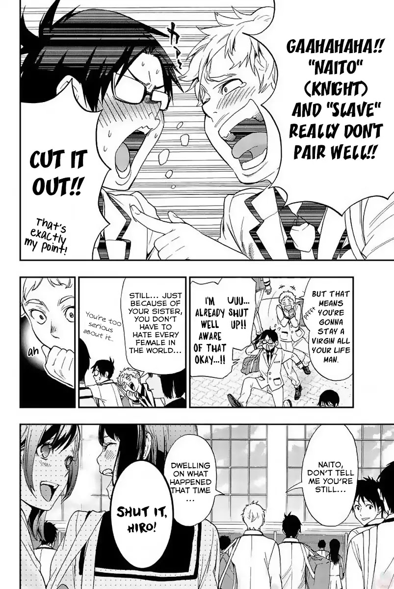 Himedore: Hime to Dorei no Gakuen Seikatsu Chapter 1 page 14 - Chapter 1: The Princess and the Knight