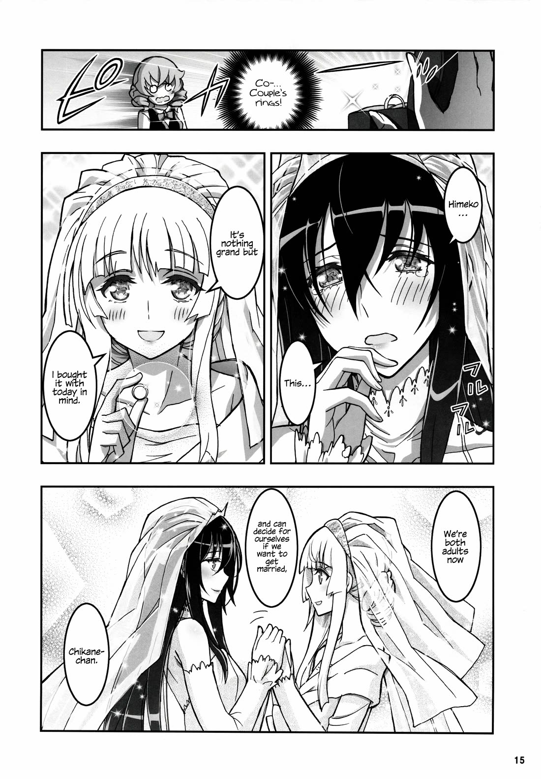 Himegami no Miko Chapter 20 page 15 - Chapter 20: BONUS STORY - HIMEGAMI AFTER