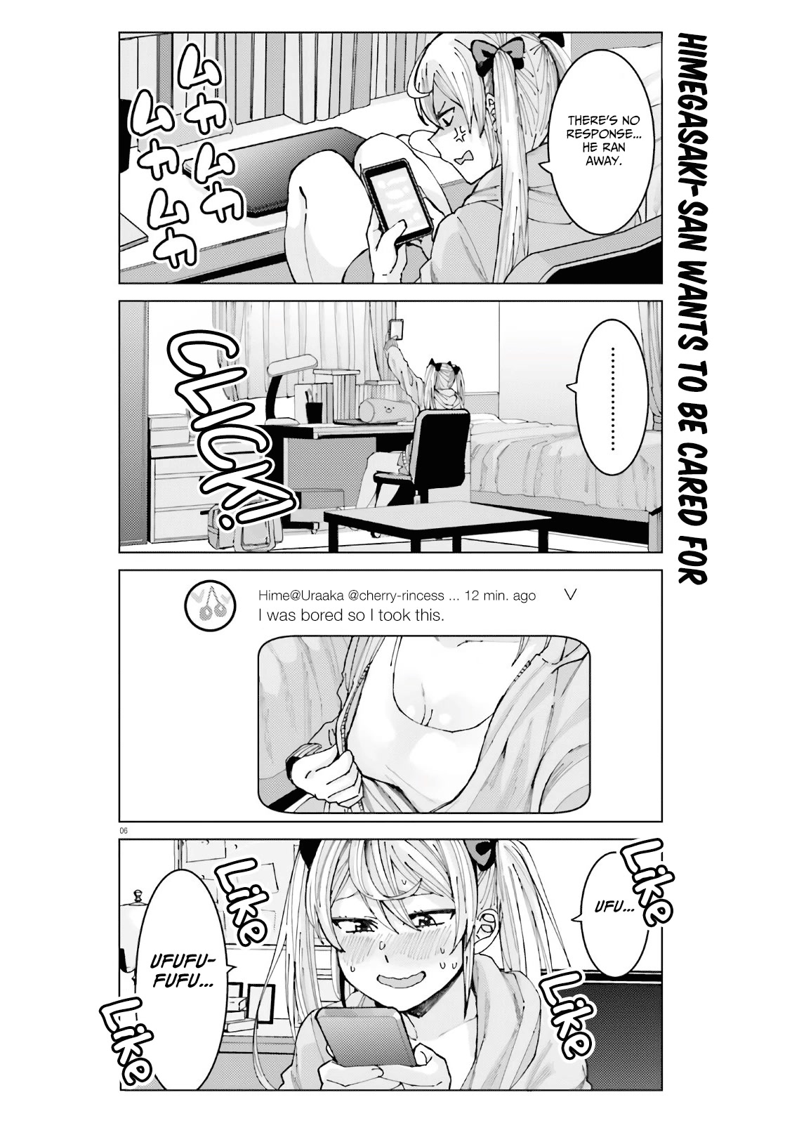 Himegasaki Sakurako wa Kyoumo Fubin Kawaii! Chapter 4 page 7 - Chapter 4: Decensored Edit