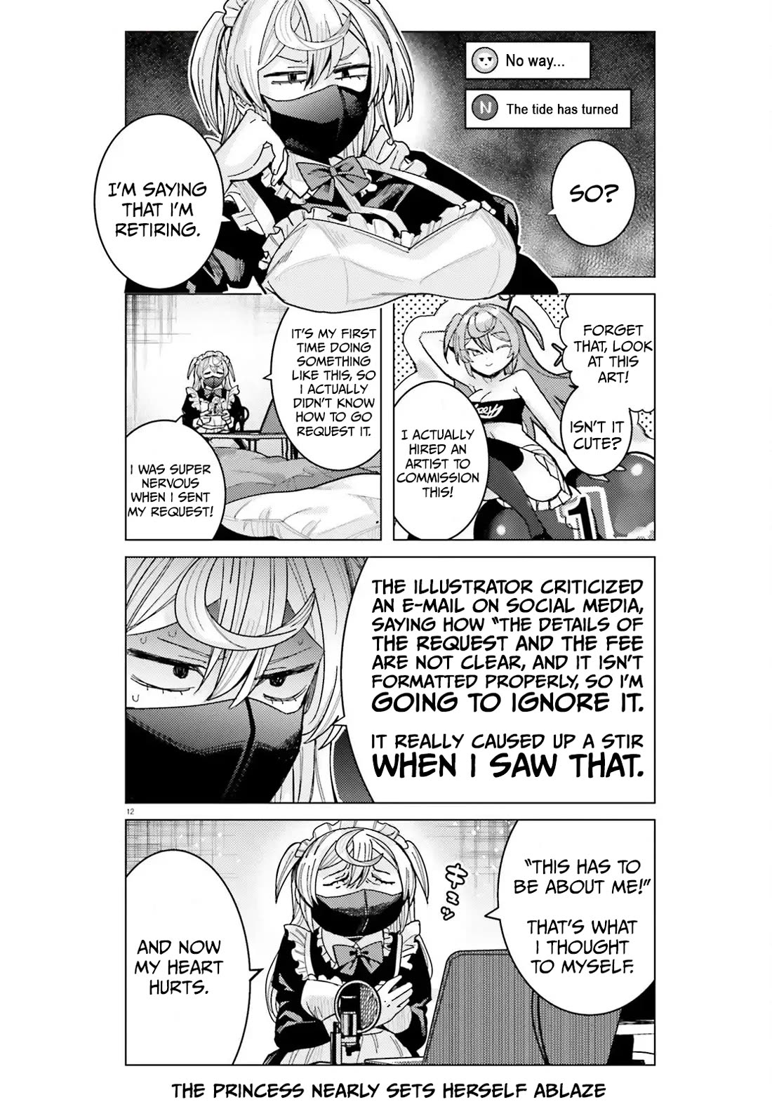 Himegasaki Sakurako wa Kyoumo Fubin Kawaii! Chapter 51 page 12 - Chapter 51