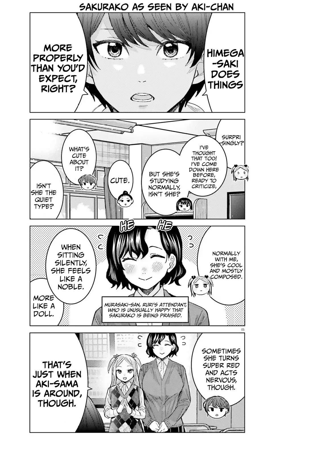 Himegasaki Sakurako wa Kyoumo Fubin Kawaii! Chapter 52 page 6 - Chapter 52