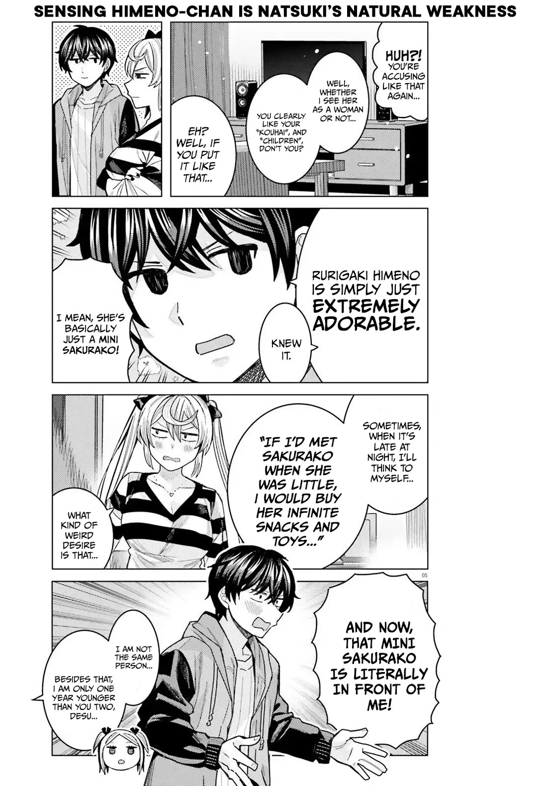 Himegasaki Sakurako wa Kyoumo Fubin Kawaii! Chapter 54 page 6 - Chapter 54