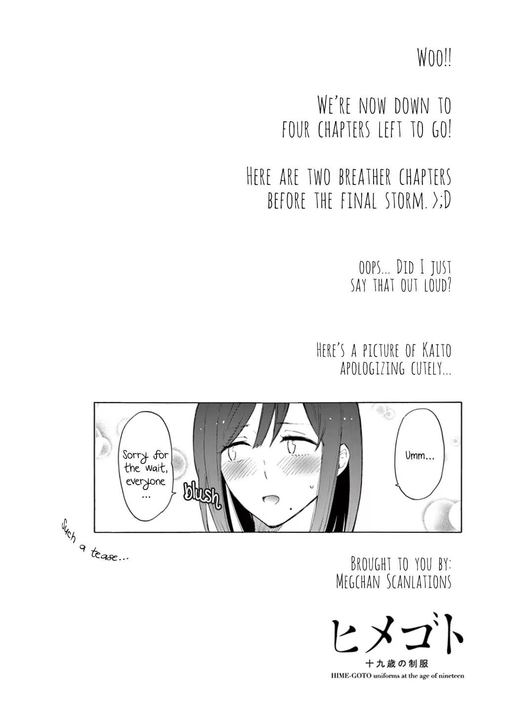 Himegoto - Juukyuusai no Seifuku Chapter 95 page 2 - Chapter 95: Escape
