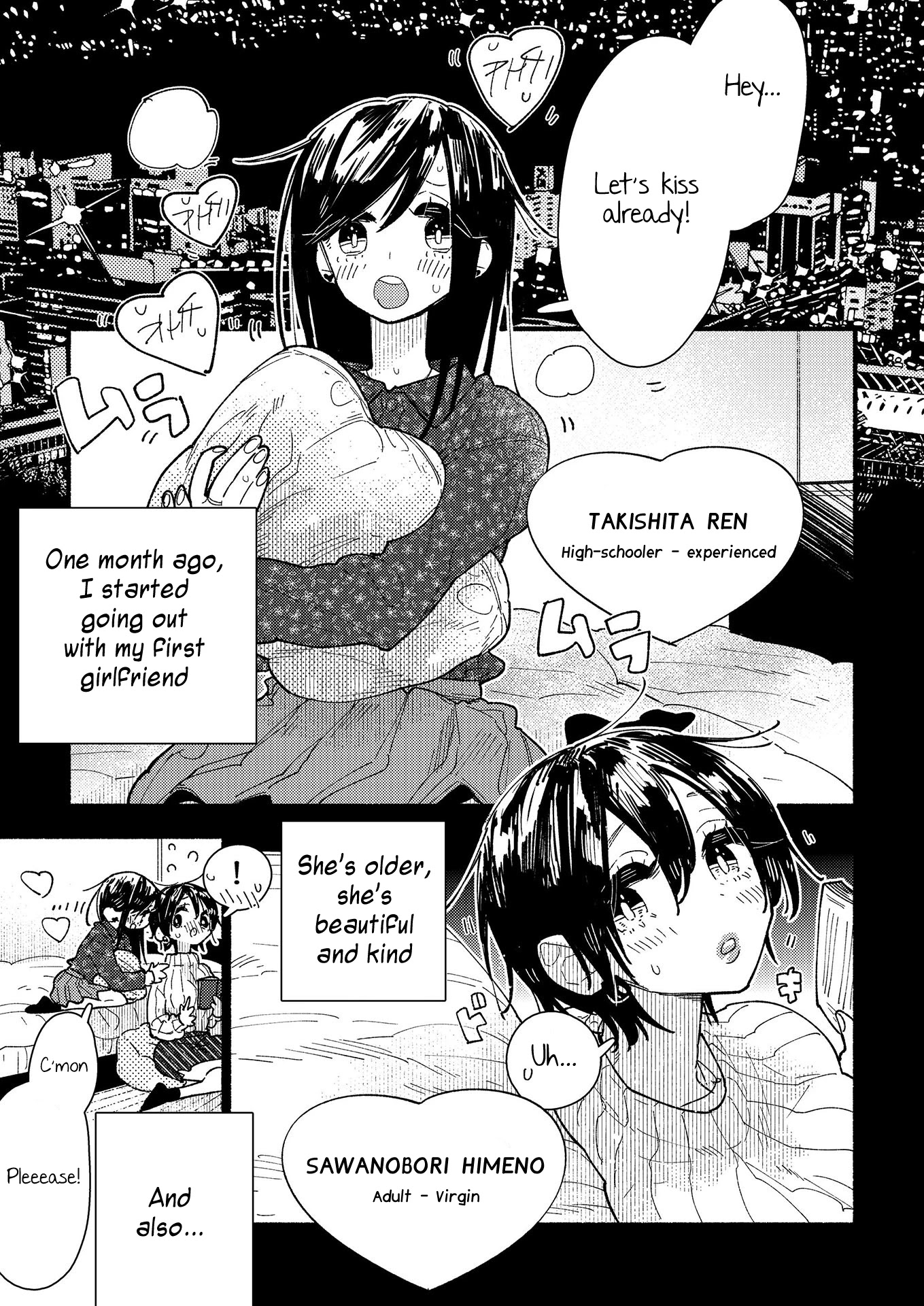 Himegoto ~The Adult Virgin and The Experienced High Schooler ~ Chapter 2 page 3 - Chapter 2: Renjoh (Longing)