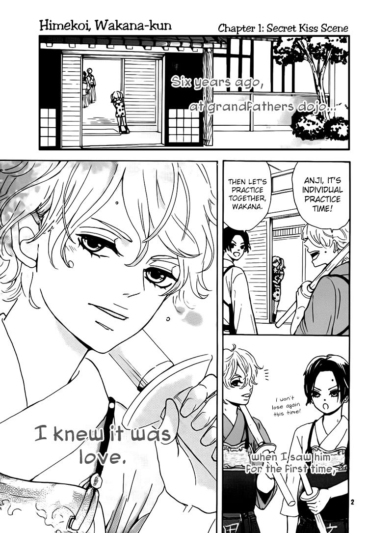 Himekoi, Wakana-kun Chapter 1 page 3 - Chapter 1