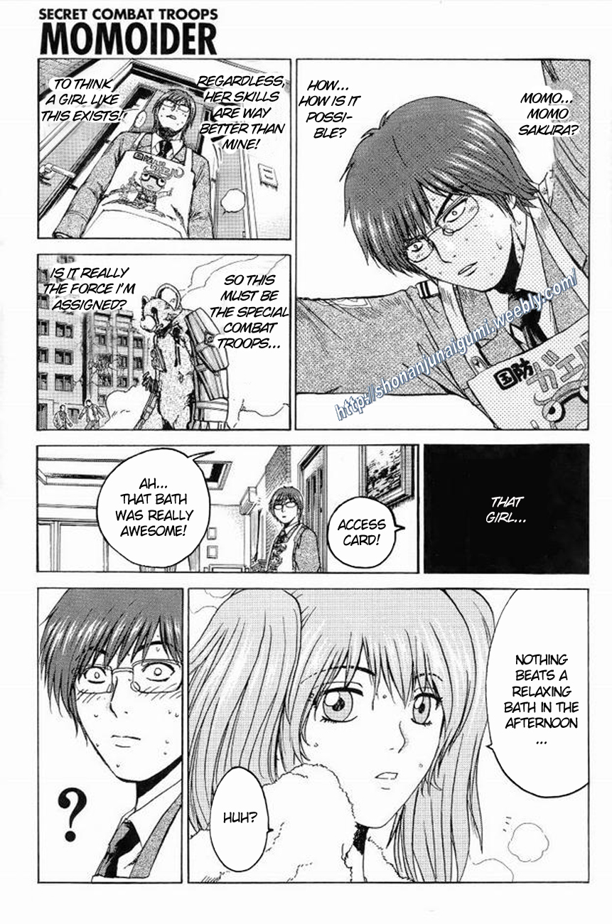 Himitsu Sentai Momoidaa Chapter 10 page 11 - Chapter 10: Murakami's Disaster