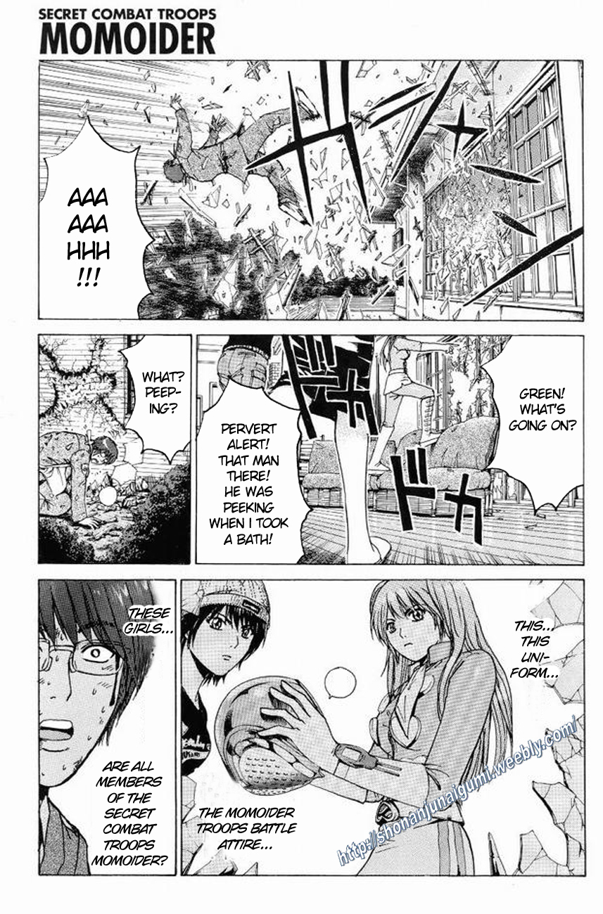 Himitsu Sentai Momoidaa Chapter 10 page 13 - Chapter 10: Murakami's Disaster