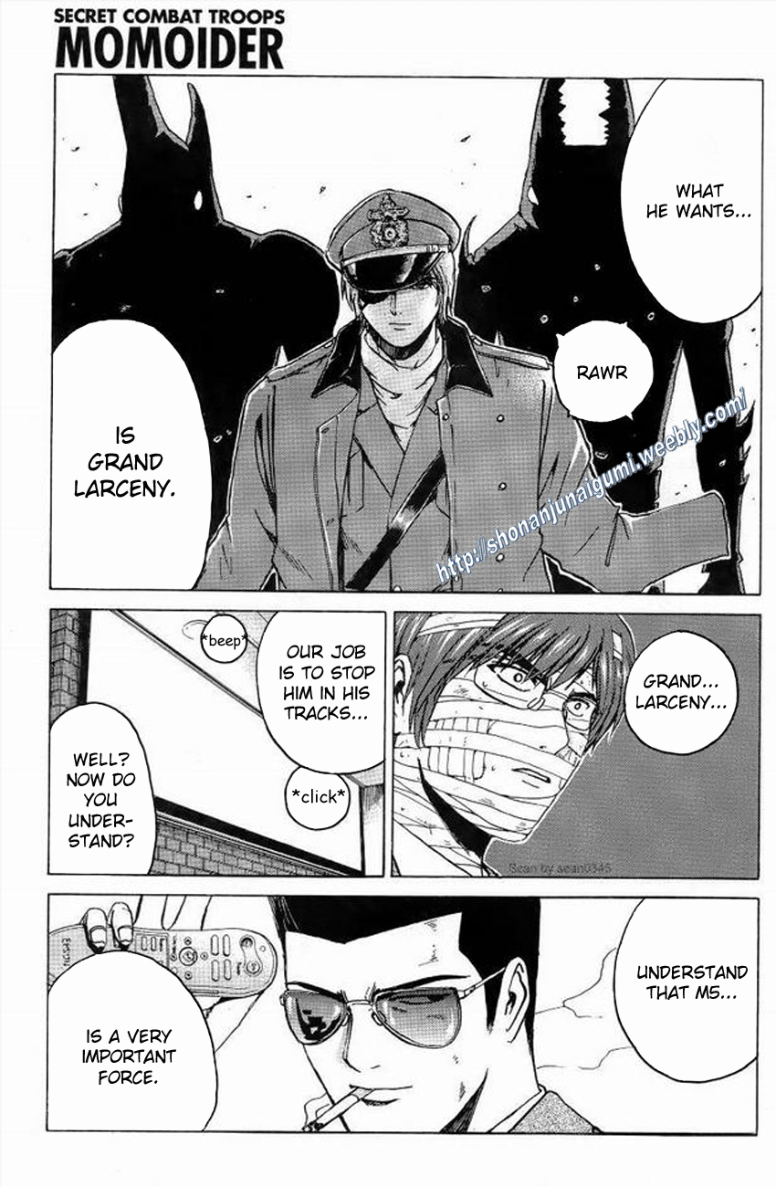 Himitsu Sentai Momoidaa Chapter 11 page 12 - Chapter 11: Momoider, Move Out