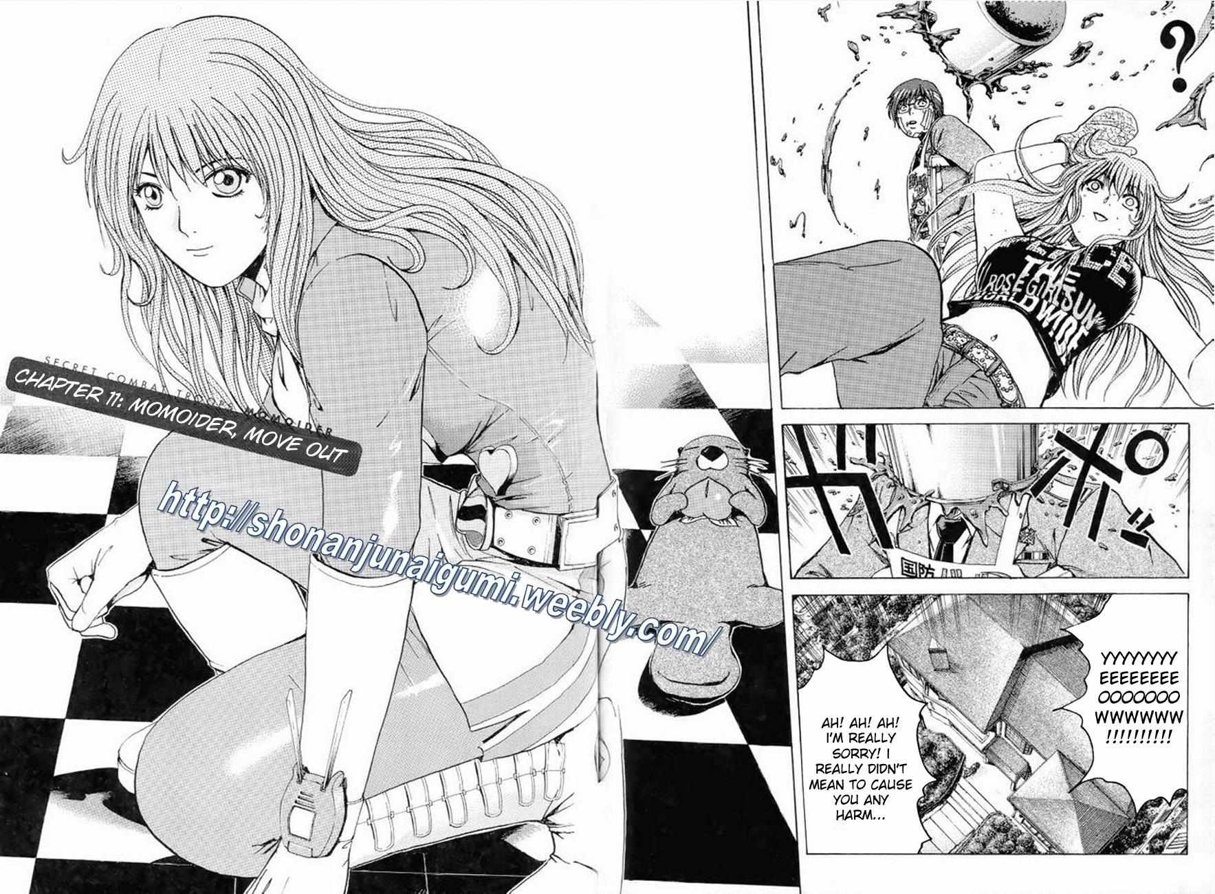 Himitsu Sentai Momoidaa Chapter 11 page 4 - Chapter 11: Momoider, Move Out