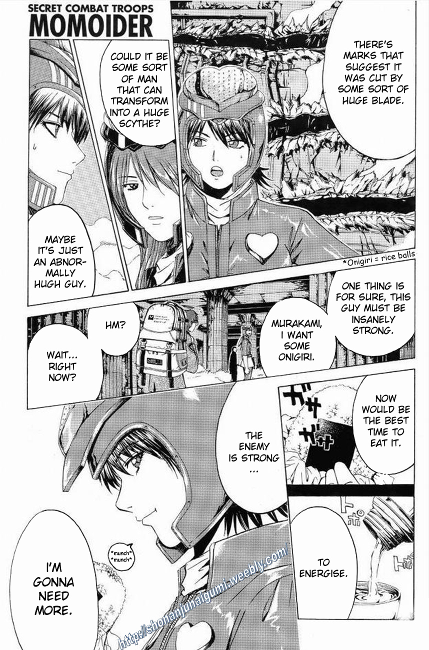 Himitsu Sentai Momoidaa Chapter 12 page 5 - Chapter 12: Murakami, Superbly Wounded
