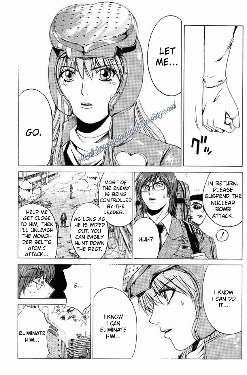 Himitsu Sentai Momoidaa Chapter 13 page 11 - Chapter 13: Farewell Pursuit