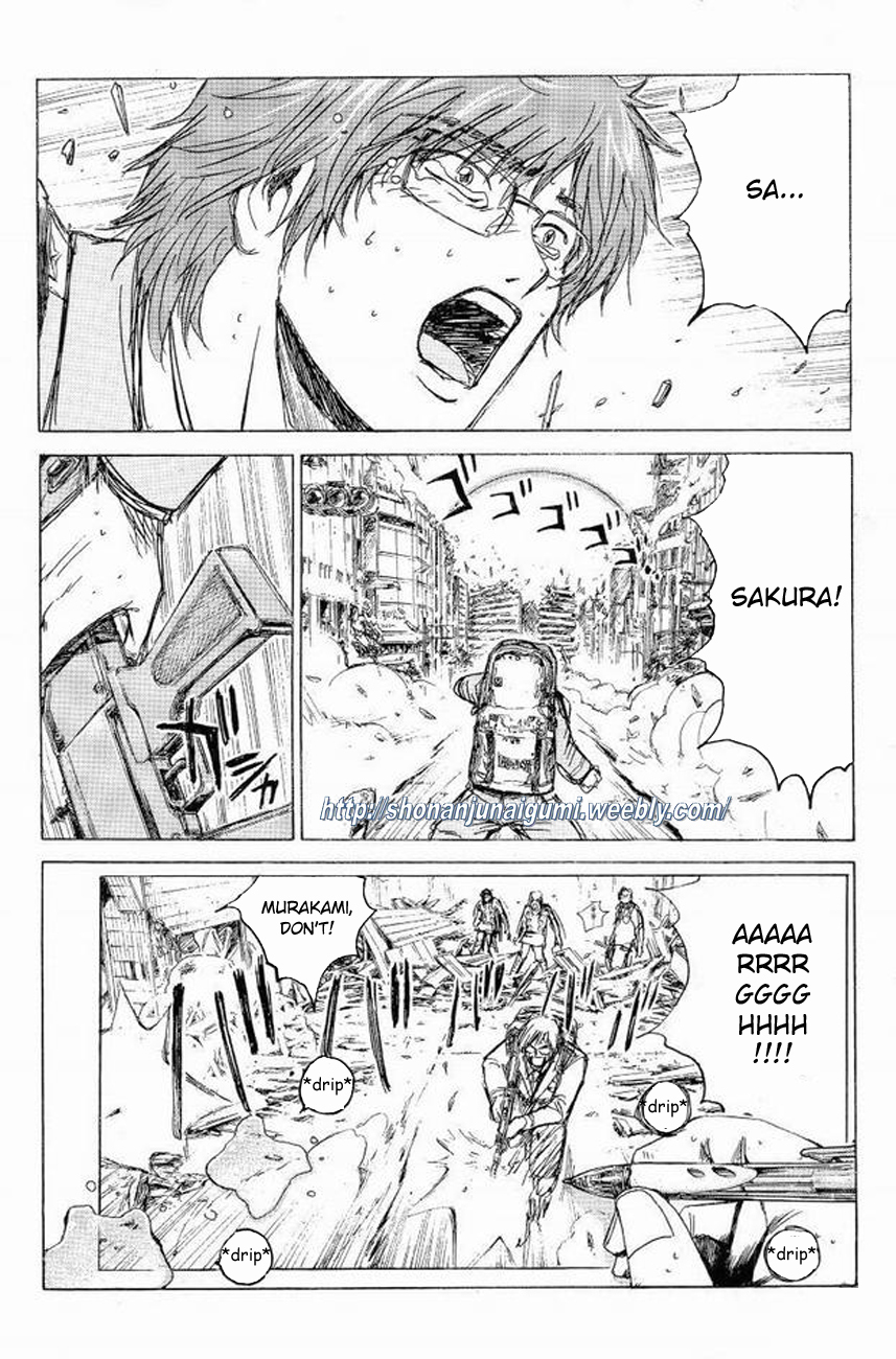 Himitsu Sentai Momoidaa Chapter 13 page 16 - Chapter 13: Farewell Pursuit