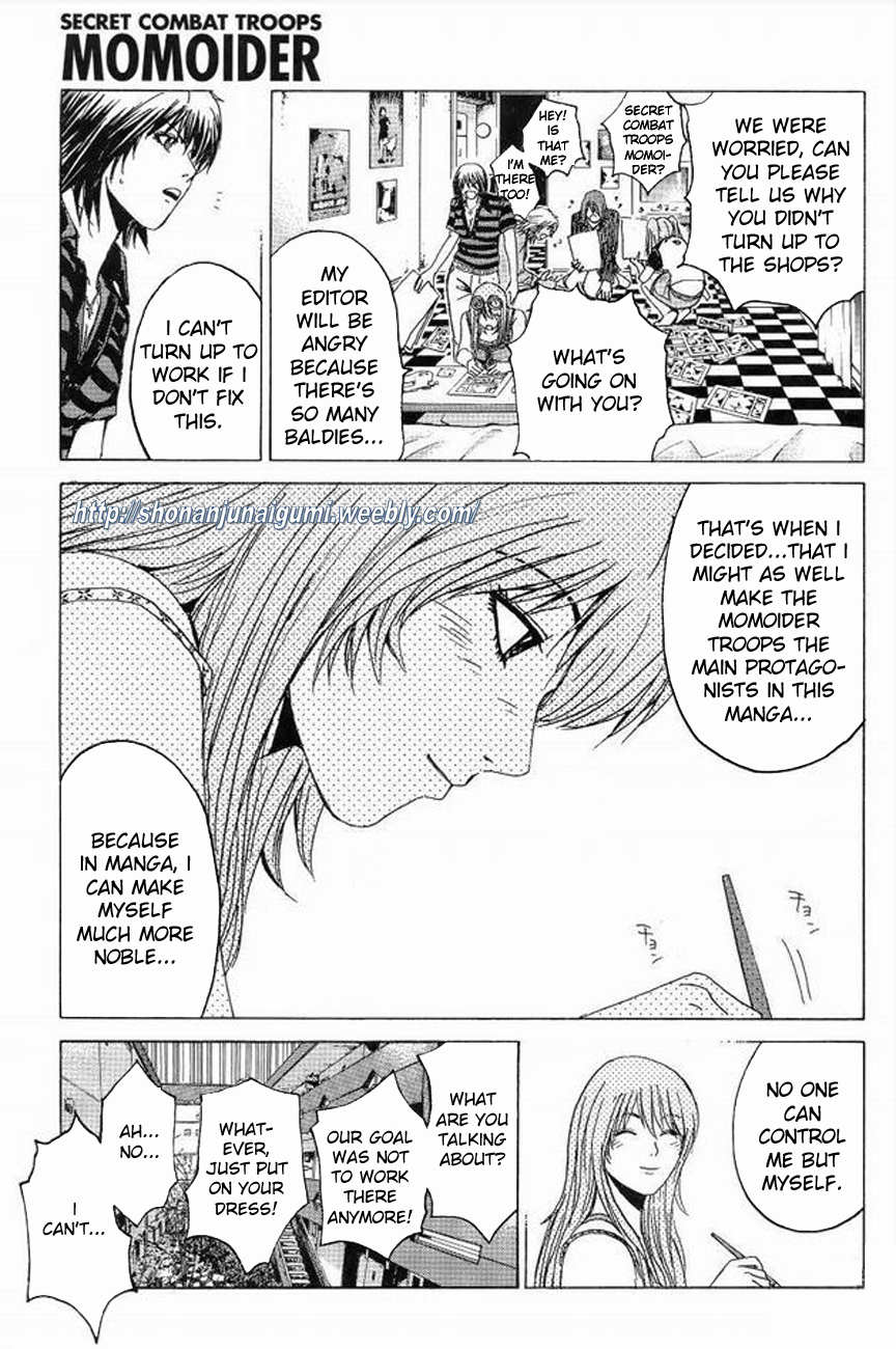 Himitsu Sentai Momoidaa Chapter 13 page 19 - Chapter 13: Farewell Pursuit
