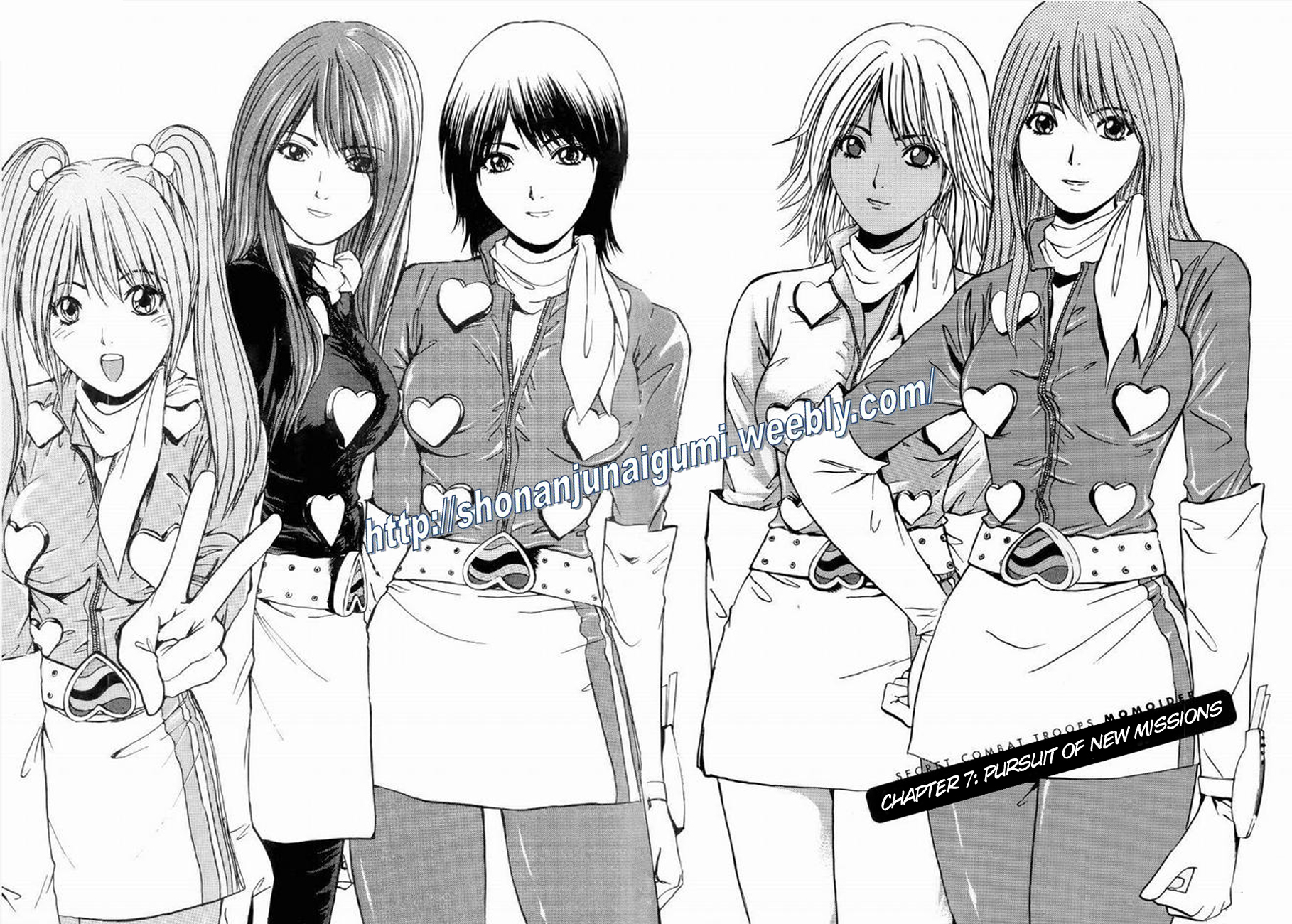 Himitsu Sentai Momoidaa Chapter 7 page 2 - Chapter 7: Pursuit of New Missions