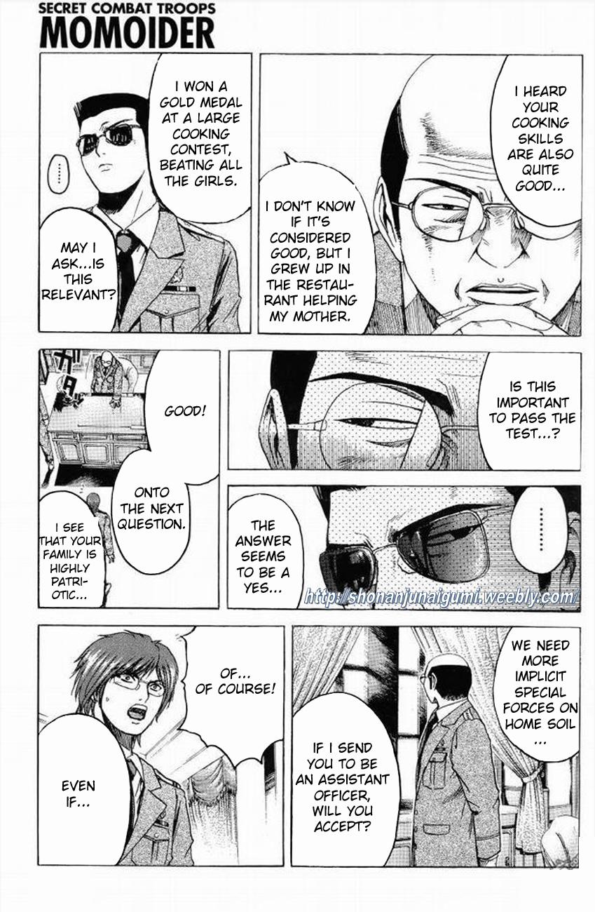 Himitsu Sentai Momoidaa Chapter 9 page 10 - Chapter 9: Murakami's Debut
