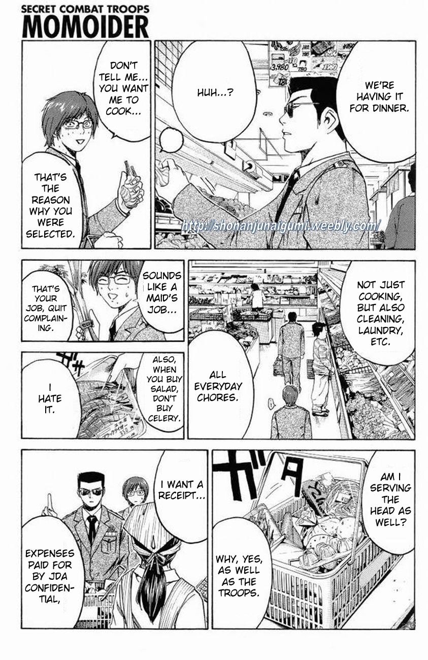 Himitsu Sentai Momoidaa Chapter 9 page 14 - Chapter 9: Murakami's Debut