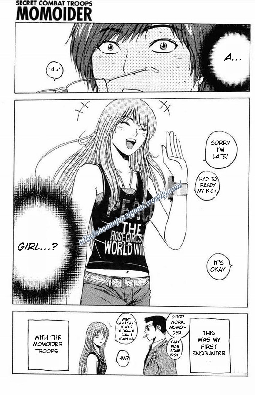 Himitsu Sentai Momoidaa Chapter 9 page 24 - Chapter 9: Murakami's Debut