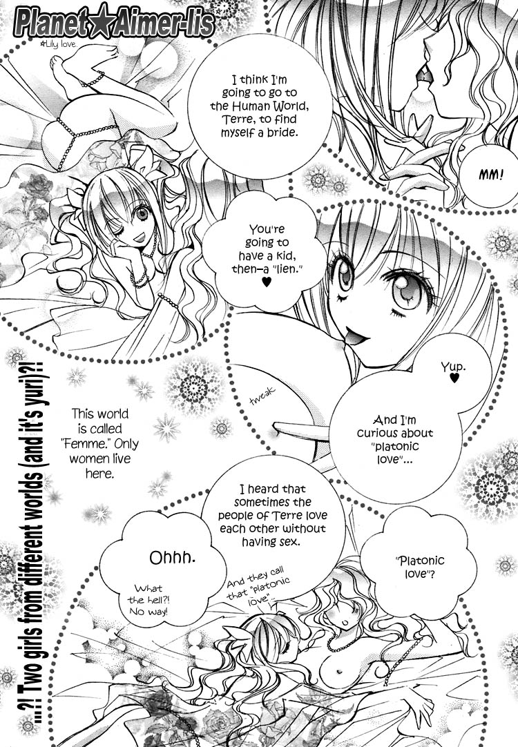 Himitsu Shoujo Chapter 4 page 1 - Chapter 4: Planet Aimer-lis