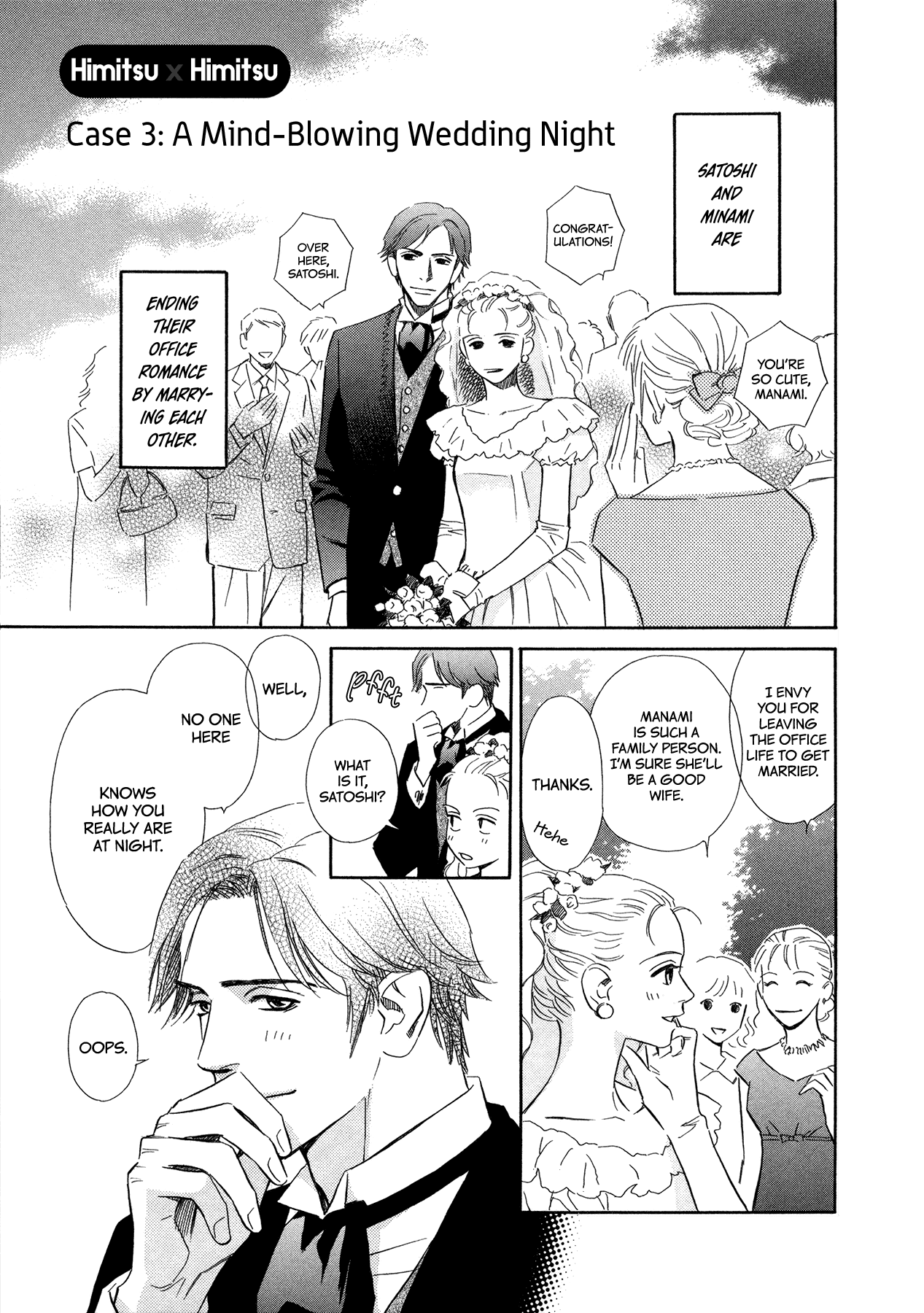 Himitsu x Himitsu Chapter 3 page 1 - Chapter 3: A Mind-Blowing Wedding