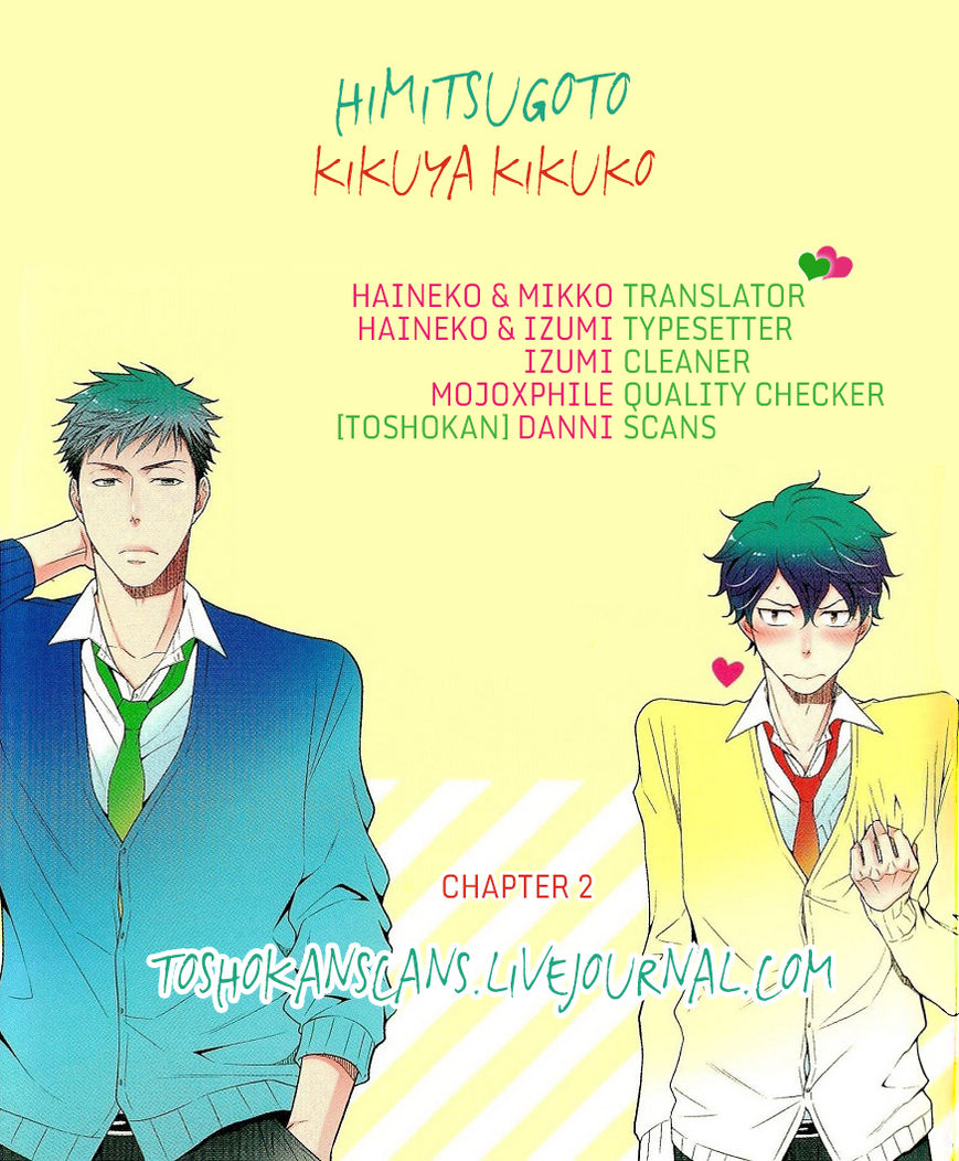 Himitsugoto Chapter 2 page 1 - Chapter 2