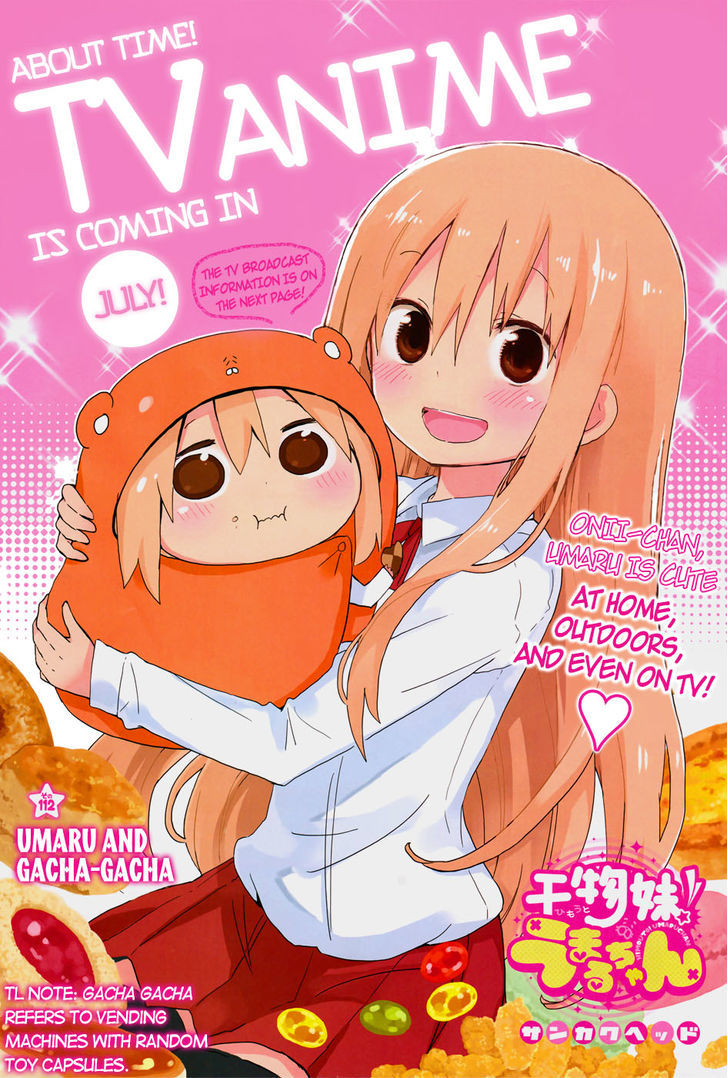 Himouto! Umaru-chan Chapter 112 page 1 - Chapter 112 : Umaru and Gacha-Gacha