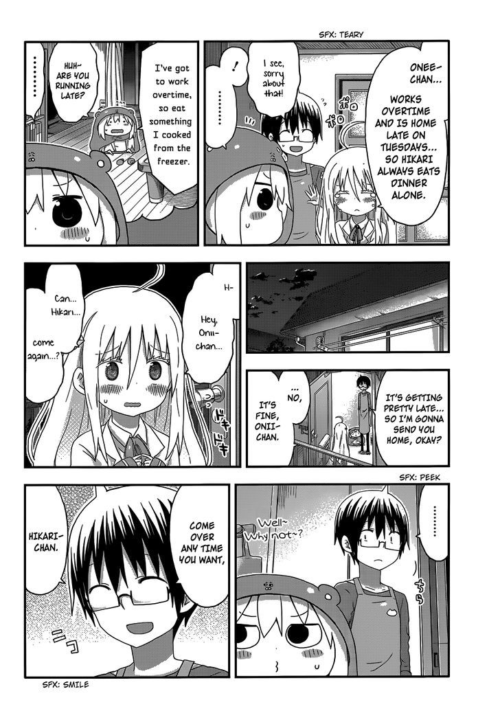 Himouto! Umaru-chan Chapter 134.2 page 4 - Chapter 134 v2 : Umaru and Sisters
