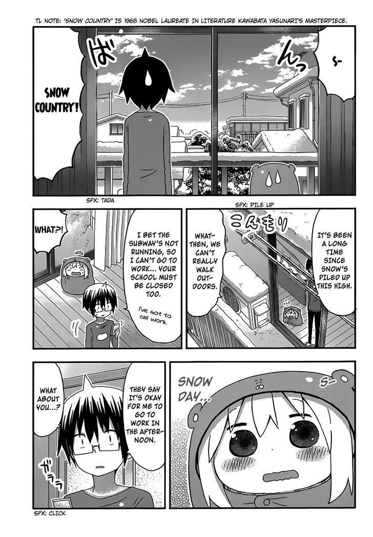Himouto! Umaru-chan Chapter 140 page 3 - Chapter 140 : Umaru and Snow Clearing