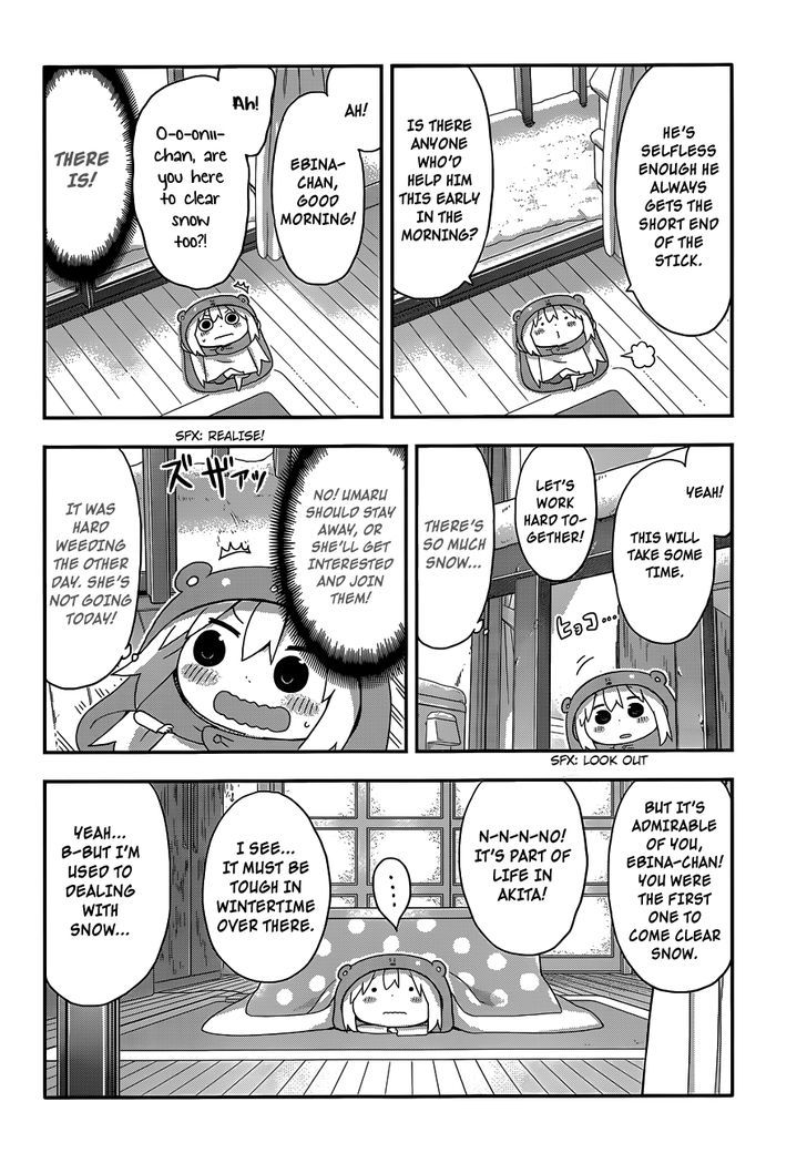 Himouto! Umaru-chan Chapter 140 page 6 - Chapter 140 : Umaru and Snow Clearing