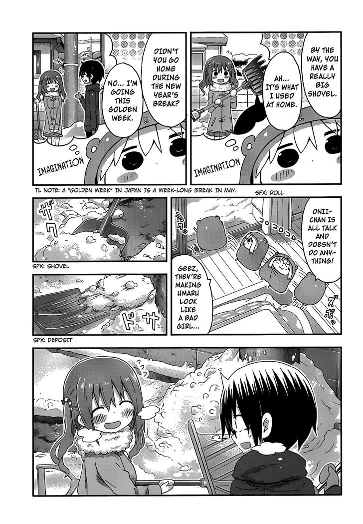 Himouto! Umaru-chan Chapter 140 page 7 - Chapter 140 : Umaru and Snow Clearing