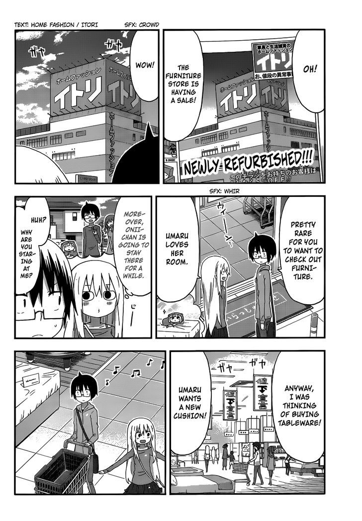 Himouto! Umaru-chan Chapter 144 page 3 - Chapter 144 : Umaru and Furniture