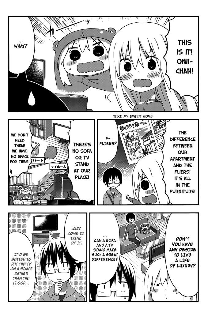 Himouto! Umaru-chan Chapter 144 page 5 - Chapter 144 : Umaru and Furniture