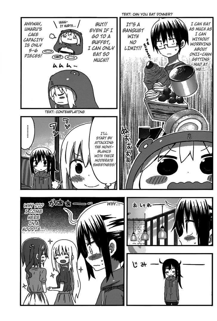 Himouto! Umaru-chan Chapter 150 page 3 - Chapter 150 : Umaru and Cake Buffet