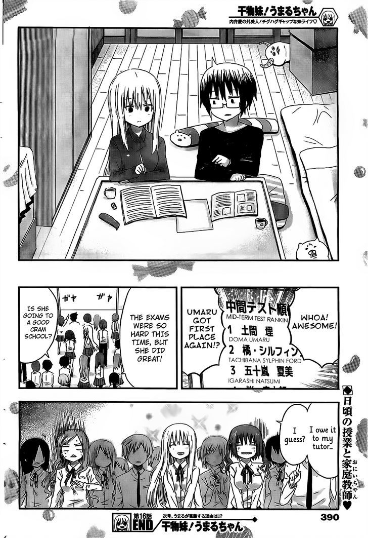 Himouto! Umaru-chan Chapter 16 page 8 - Chapter 16 : Umaru and Studying