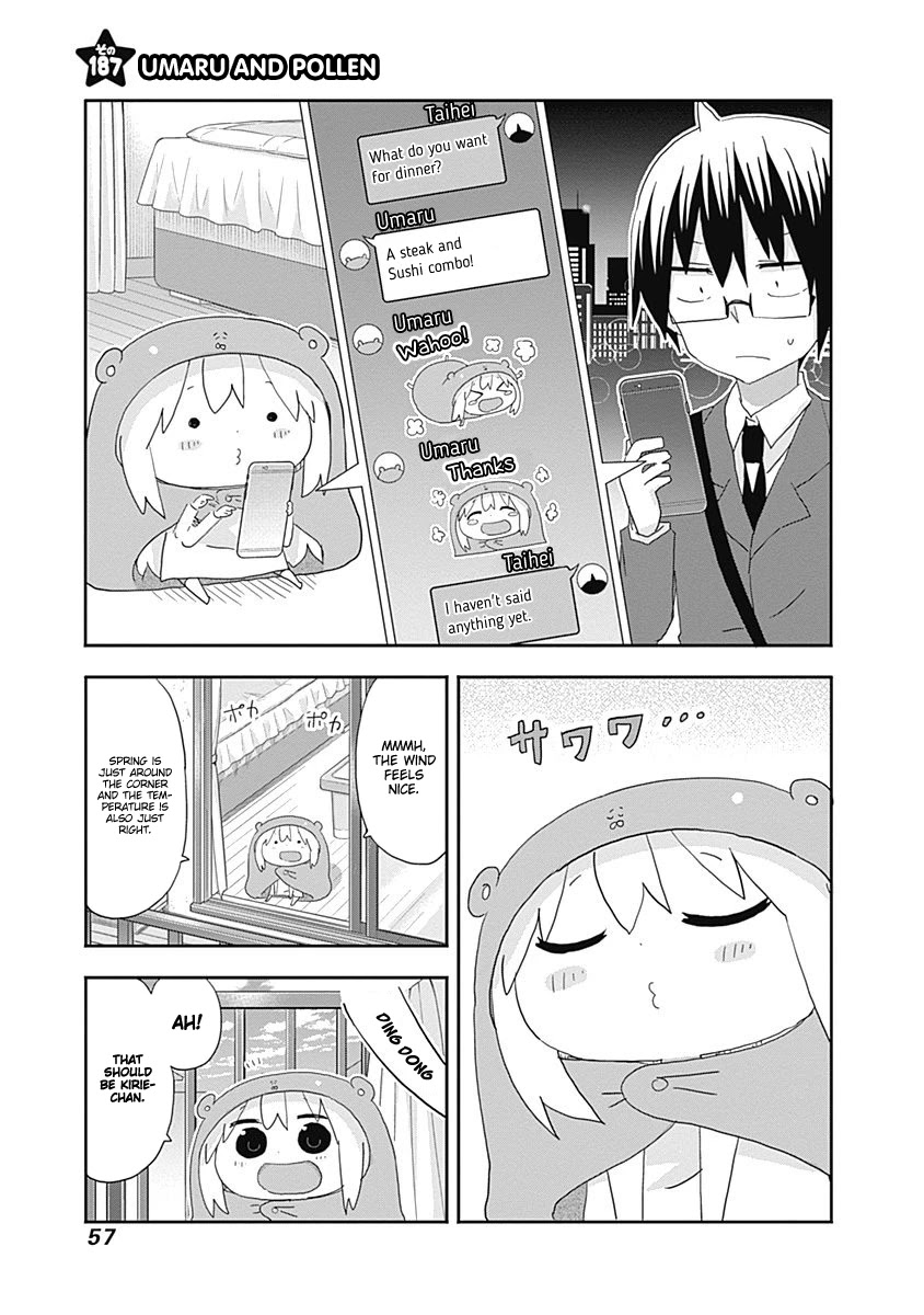 Himouto! Umaru-chan Chapter 187 page 1 - Chapter 187: Umaru and pollen
